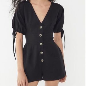UO Button-Down Romper
